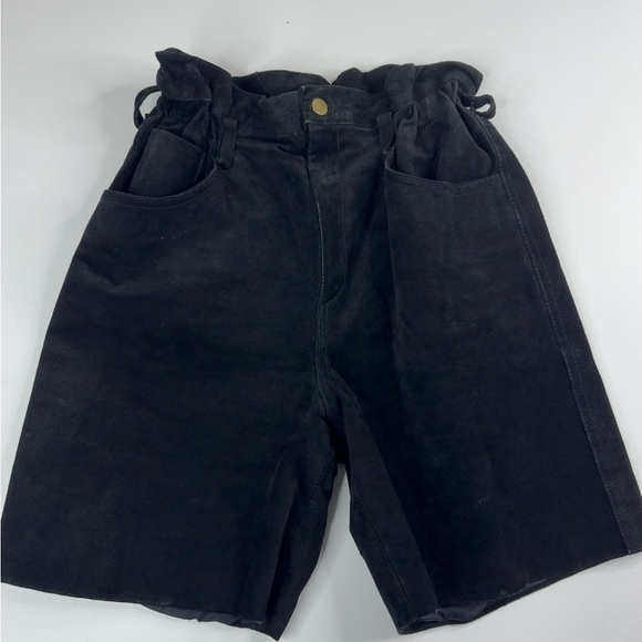 Don’t Stop 80’s Vintage High Rise Lined Suede Shorts Womens Small - Picture 8 of 8